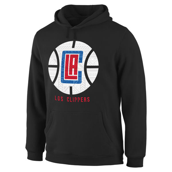  Men Los Angeles Clippers Noches Enebea Pullover Hoodie Black->los angeles clippers->NBA Jersey